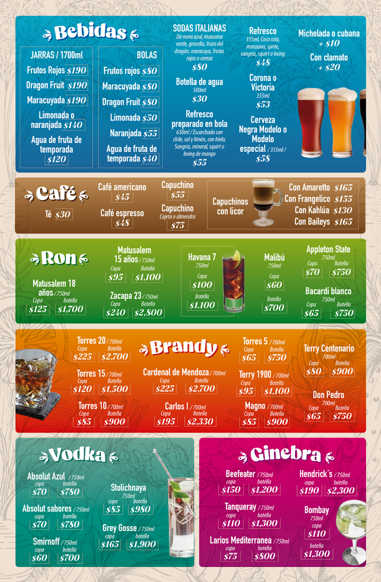 RESTAURANTE BAR LA MEDIA VUELTA Menu - Image 3