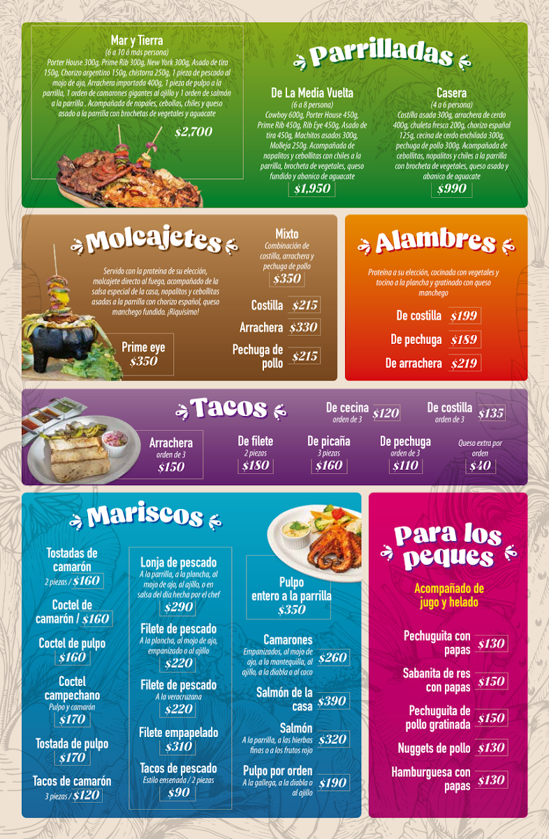 RESTAURANTE BAR LA MEDIA VUELTA Menu - Image 5