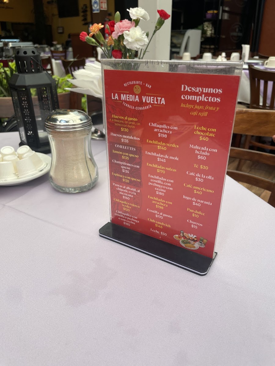 RESTAURANTE BAR LA MEDIA VUELTA Menu - Image 6